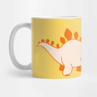 Orange Dino Mug
